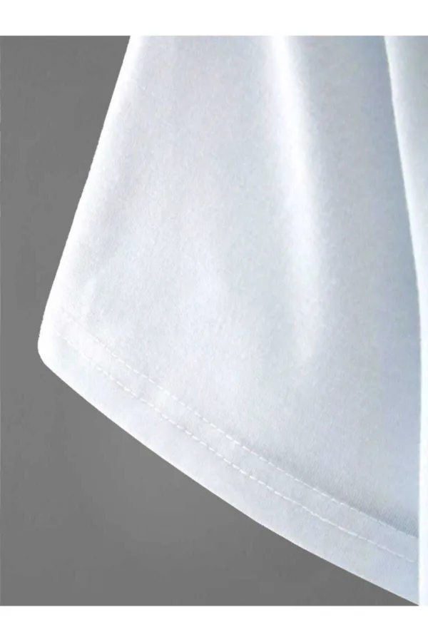 Örümcek Baskılı Slim Fit Oval Kesim T-Shirt-alttext3