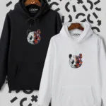 Panda Baskılı Siyah Beyaz Kapüşonlu Sweatshirt Avantaj Paketi 2'li Set - L-alttext1