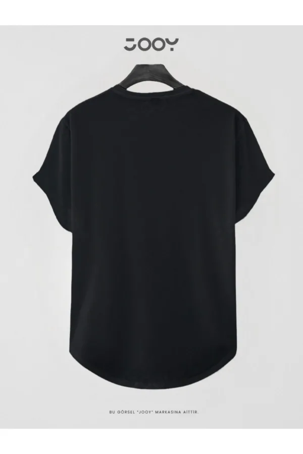 Rütbe Baskılı Slim Fit Oval Kesim T-Shirt - 2XL-alttext2