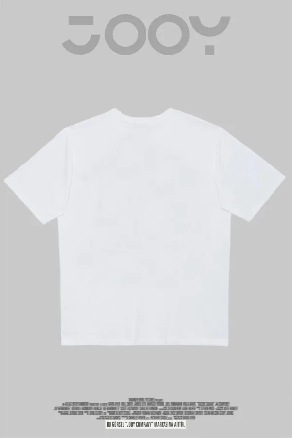 Şaşkın Göz Tasarım Sevgili Çift Kombini Beyaz Oversize T-Shirt 2'li Set - M/XL-alttext5