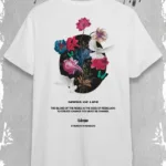 Seeds Of Life Tasarım Beyaz Oversize Tshirt - XL-alttext1