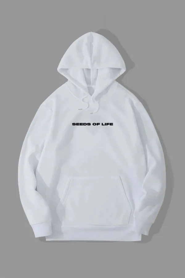 Seeds Of Life Tasarım Kapüşonlu Swetshirt Hoodie - M-alttext2