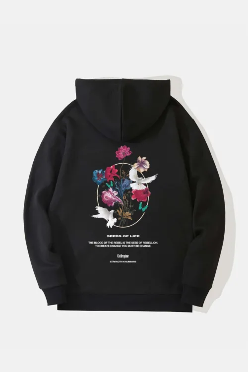 Seeds Of Life Tasarım Kapüşonlu Swetshirt Hoodie