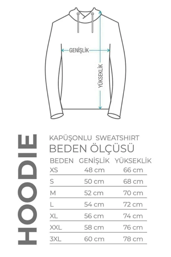 Sevgili Çift Kombinleri Atatürk Imza 2 Ürün Beyaz Kapüşonlu Sweatshirt - XL-alttext3