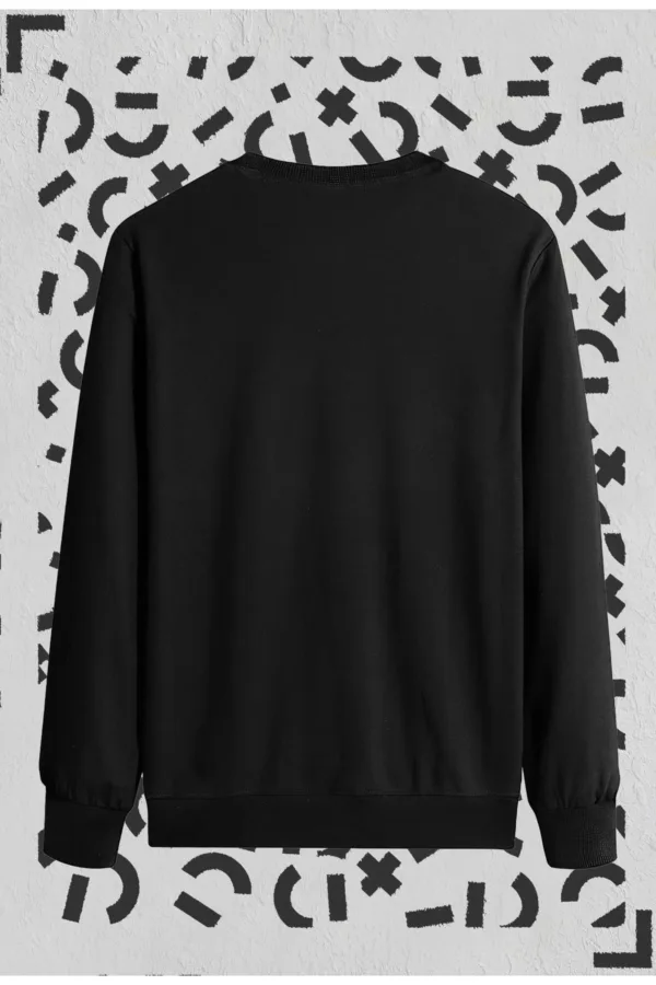 Siyah Bisiklet Yaka Los Angeles Baskılı Sweatshirt - XL-alttext2