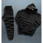 Siyah Kapüşonlu Sweatshirt Siyah Eşofman Altı Takım 2'li Kombin - XL-alttext1