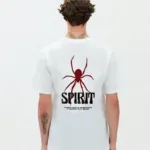 Spirit Baskılı Beyaz Oversize Tshirt - S-alttext1