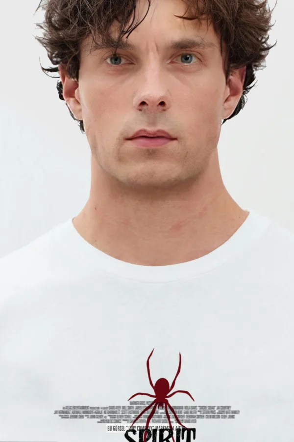 Spirit Baskılı Beyaz Oversize Tshirt - S-alttext3