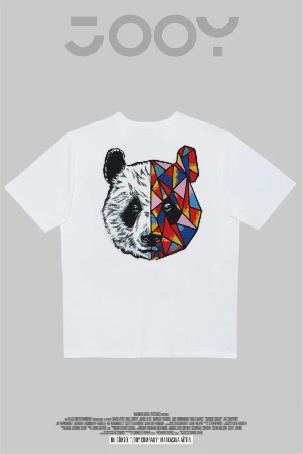 Stay True Tokyo Panda Tasarım Beyaz Oversize Tshirt - XL-alttext3