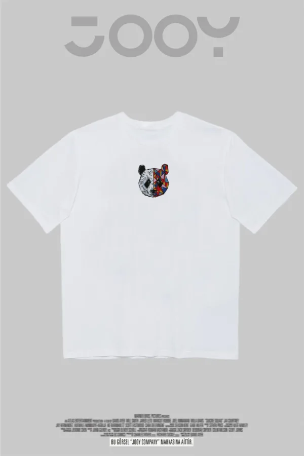 Stay True Tokyo Panda Tasarım Beyaz Oversize Tshirt - XL-alttext4