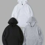 Unisex 3'lü Düz Baskısız Kapüşonlu Sweatshirt Hoodie Kampanyalı Set-alttext1