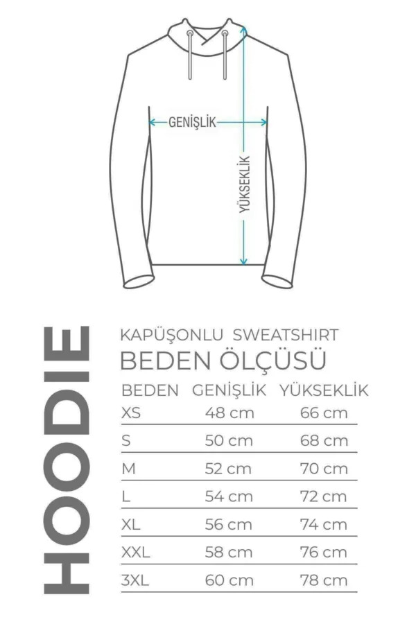 Unisex Beyaz Unexpected Rose Kapüşonlu Sweatshirt - M-alttext4