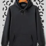 Unisex Düz Basic Kapüşonlu Sweatshirt Hoodie - L-alttext1