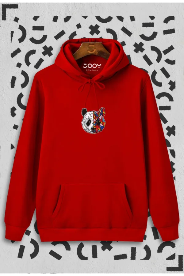 Unisex Kırmızı Stay True Tokyo Panda Sweatshirt - S-alttext2