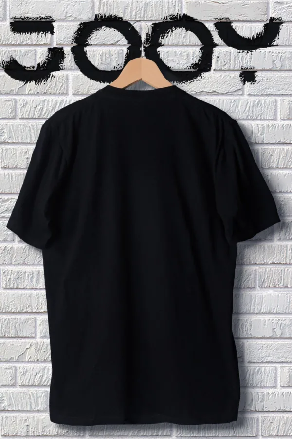 Unisex Siyah Uzay Ve Ay Baskılı Oversize Tshirt - XL-alttext2