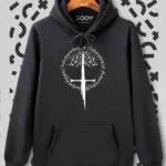 Unisex Yüzüklerin Efendisi Tasarım Sweatshirt Hoodie - S-alttext1