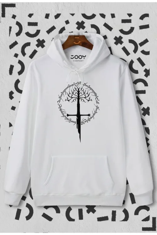 Unisex Yüzüklerin Efendisi Tasarım Sweatshirt Hoodie
