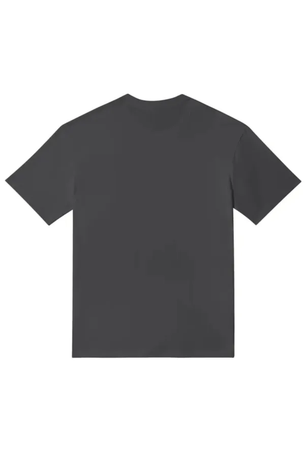 Utangaç Ayıcık Baskılı Duman Gri Oversize T-Shirt - L-alttext3