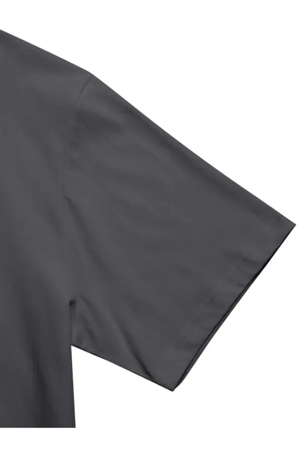 Utangaç Ayıcık Baskılı Duman Gri Oversize T-Shirt - L-alttext4
