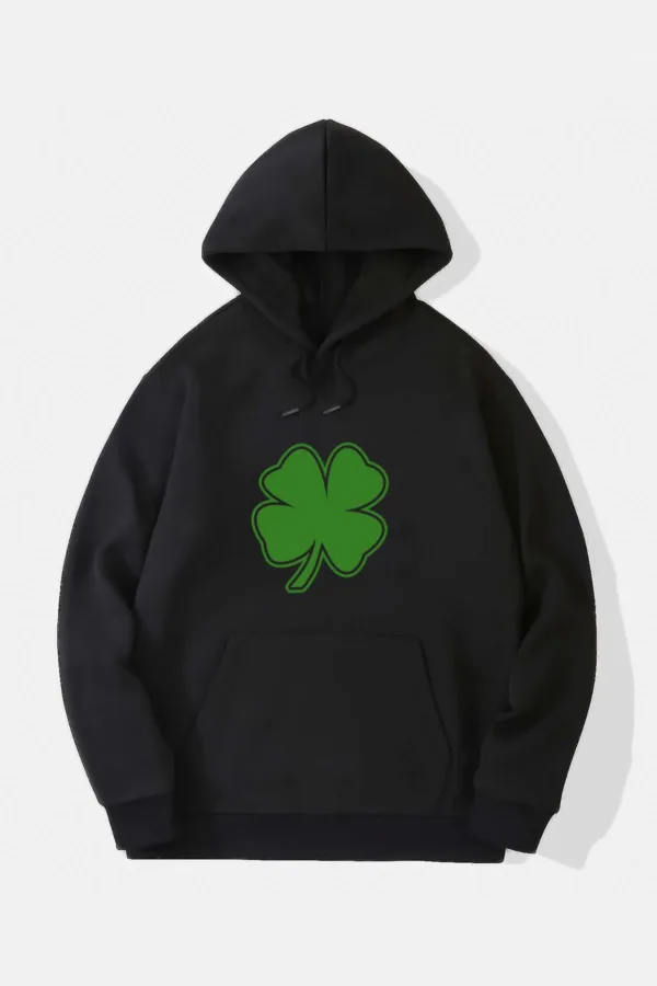 Yonca Baskılı Kapüşonlu Sweatshirt - S-alttext1