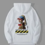inci Küpeli Kız Tasarım Kapüşonlu Sweatshirt Hoodie - XL-alttext1